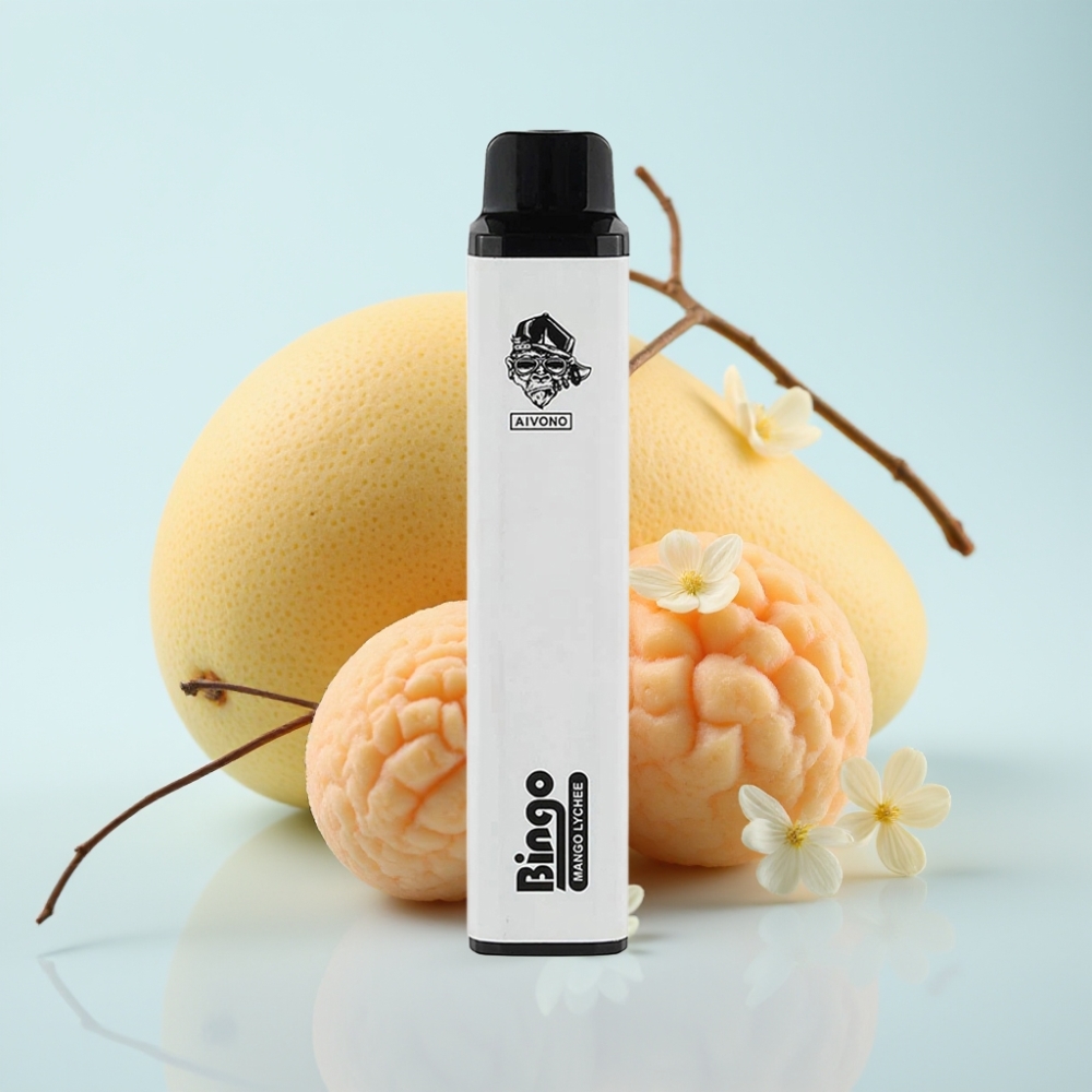 Aivono AIM BINGO 4000 Puffs Käyttövalmis Vape Mango-Litsi 10ml 1000mAh