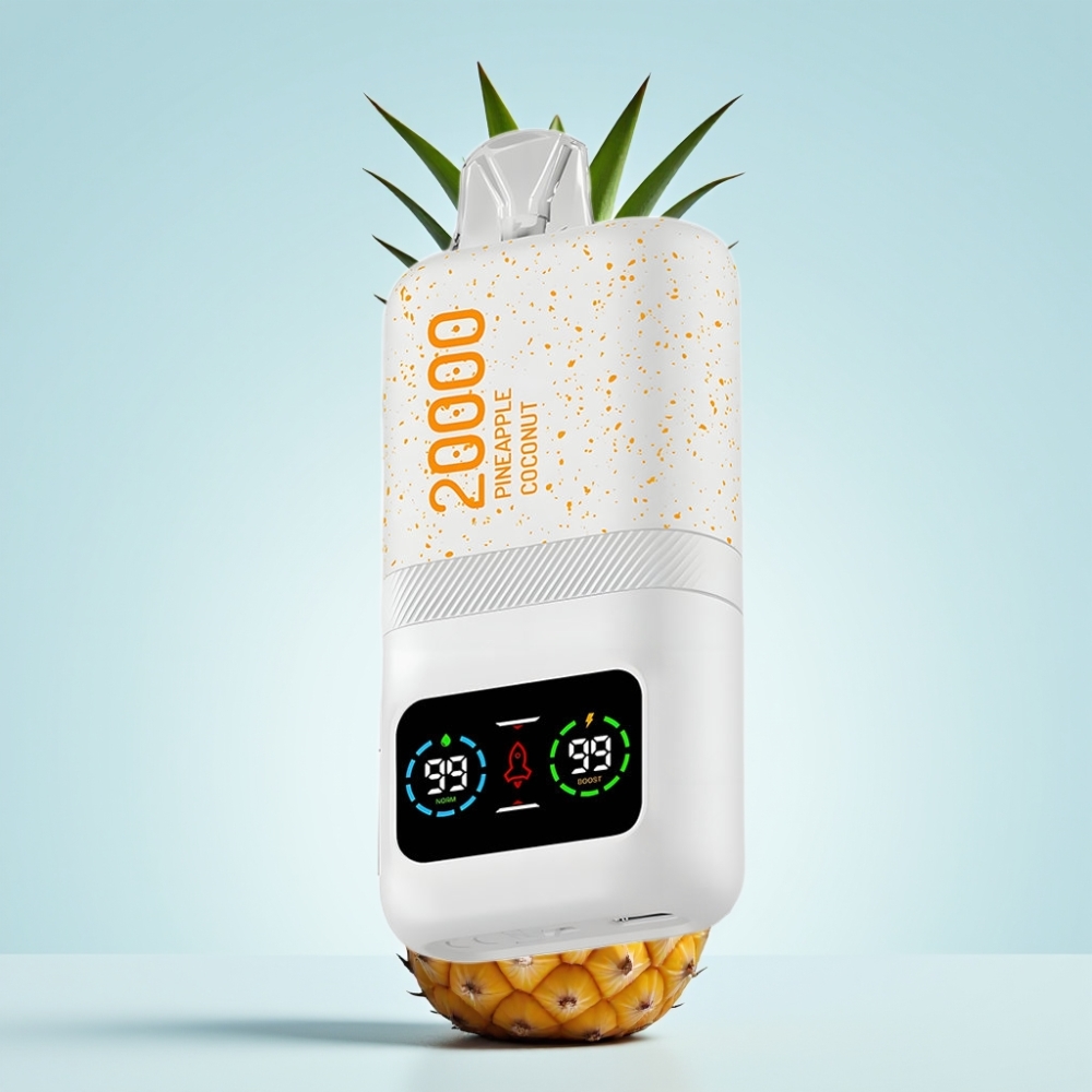 Aivono AIM MAGIC 20000 Puffs Ananas-kookos Type-C Ladattava 26ml Dual Mesh LCD