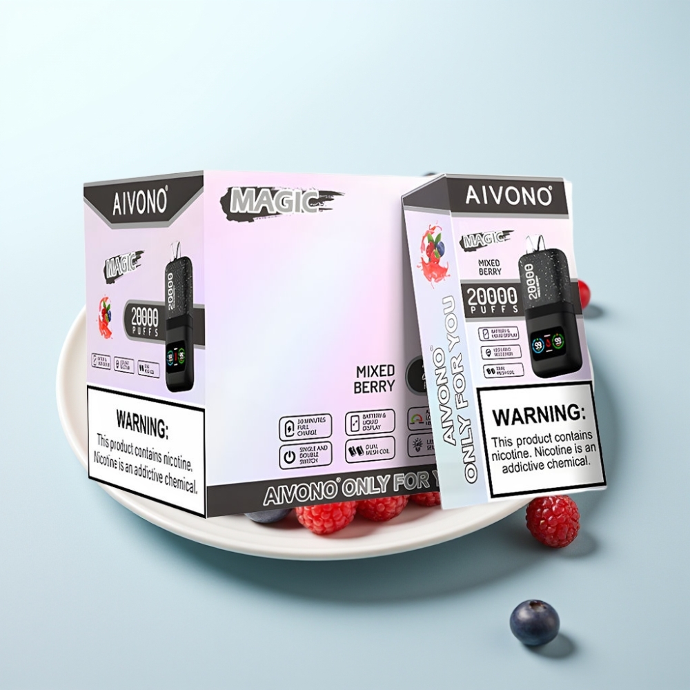 Aivono AIM MAGIC 20000 Puffs Disposable Vape Sekaleimahde 26ml LCD Type-C