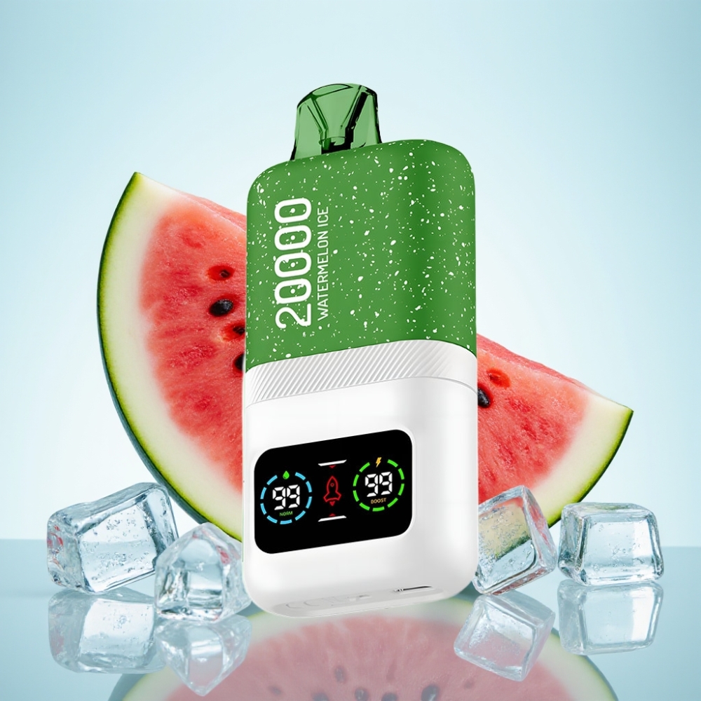 Aivono AIM MAGIC 20000 Puffs Disposable Vape Vesijäämeloni Type-C LCD-näyttö 26ml