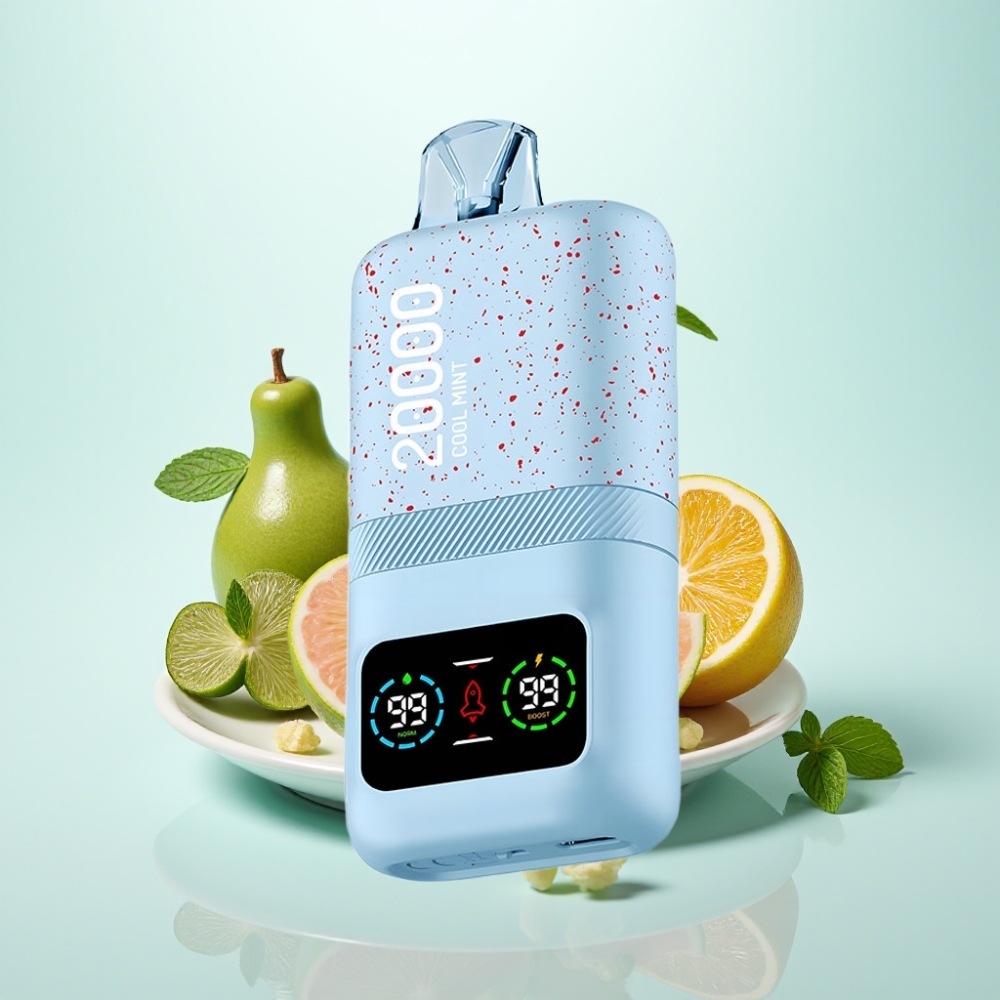 Aivono AIM MAGIC 20000 Puffs Disposable Vape Viileä minttu – 26ml 600mAh Type-C LCD