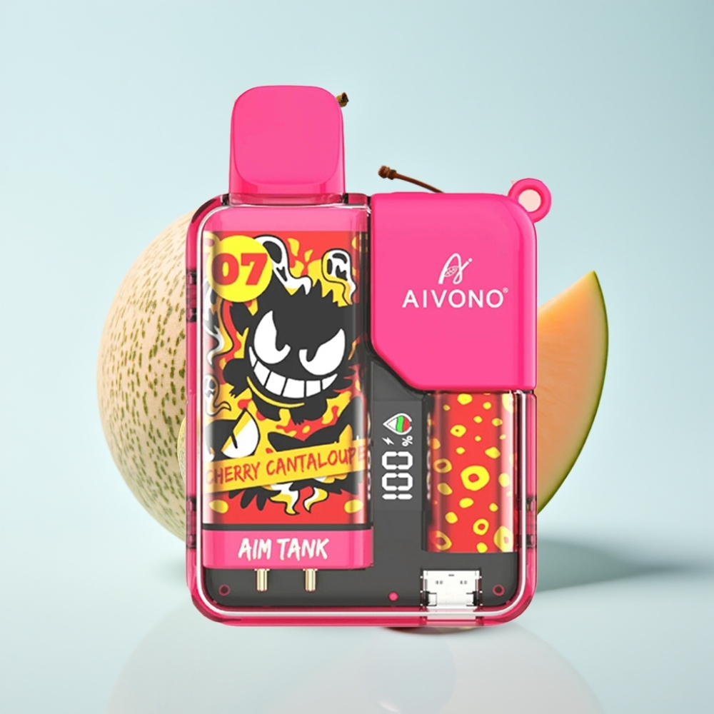 Aivono AIM-TANK 9500 Puffs 18ml 650mAh LCD Kirsikka Meloni