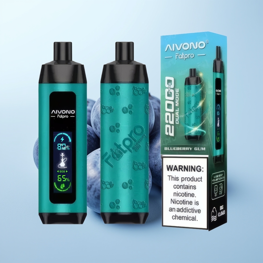 Aivono Aim Fatpro 22000 Puffs Disposable Vape Mustikka Rynkky – 28ml 600mAh 06 ohm