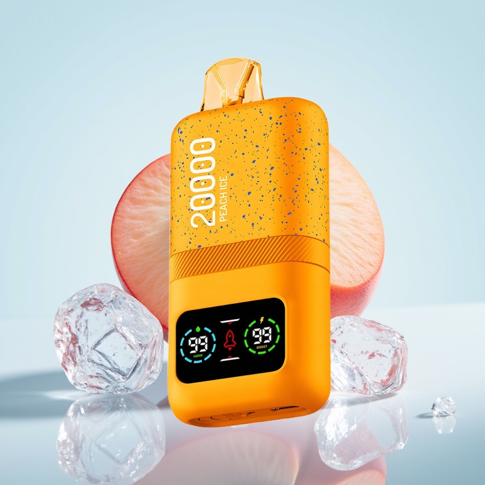 Aivono Aim Magic 20000 Puffs Disposable Vape Persikka-Jää 26ml LCD Type-C 600mAh