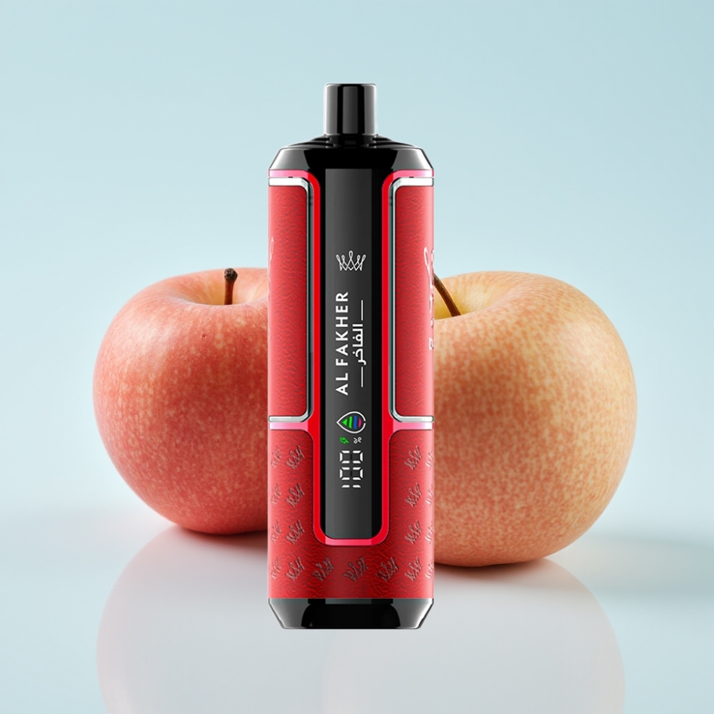 Al Fakher Crown Bar 15K Hypermax Disposable Vape – 22ml 15 000 tupakkaa 6mg/ml Kaksi Omenaa