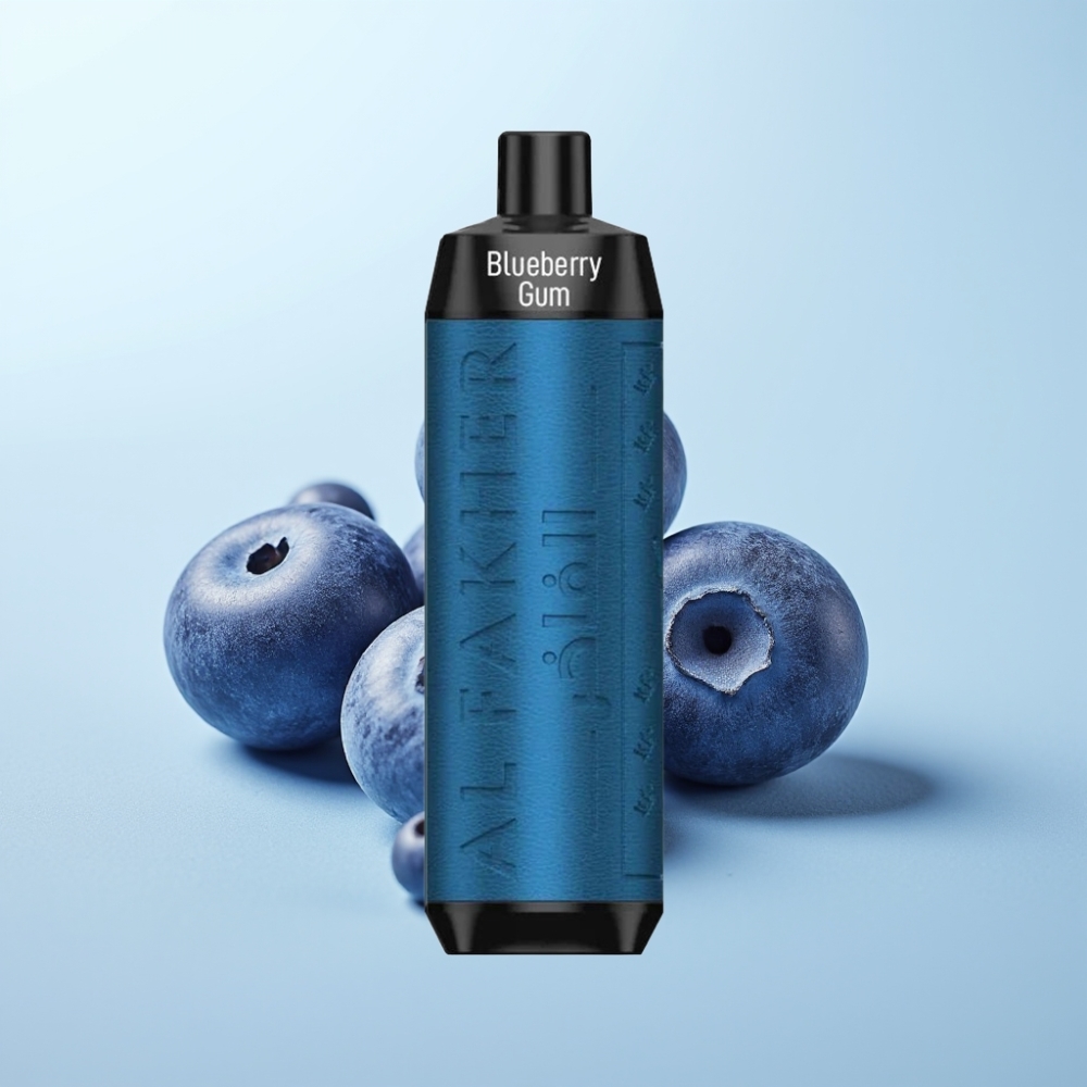 Al Fakher Crown Bar 8000 Crystal Disposable Vape – Mustikkakumi 8000 vedonlyöntiä 18ml nestemäistä 5mg nikotiinia Type-C-lataus