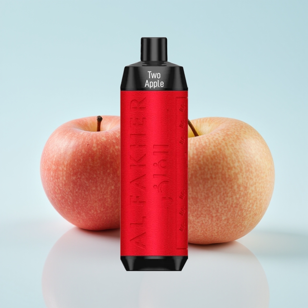 Al Fakher Crown Bar 8000 Crystal Kertakäyttöinen Vape – Kaksi Omenaa – 8000 Tyhjäystä 18ml Nestemäärä 5mg Nikotiinia