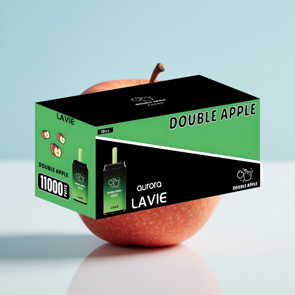 LAVIE Aurora 11000 Puffs Kertakäyttöinen Vape Kaksoisomena – 22ML 650mAh Type-C