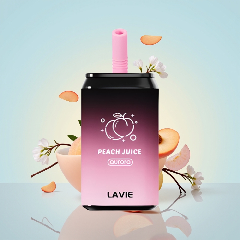 LAVIE Aurora 11000 Pussit Disposable Vape Persikkamehu – 22ML 650mAh Type-C