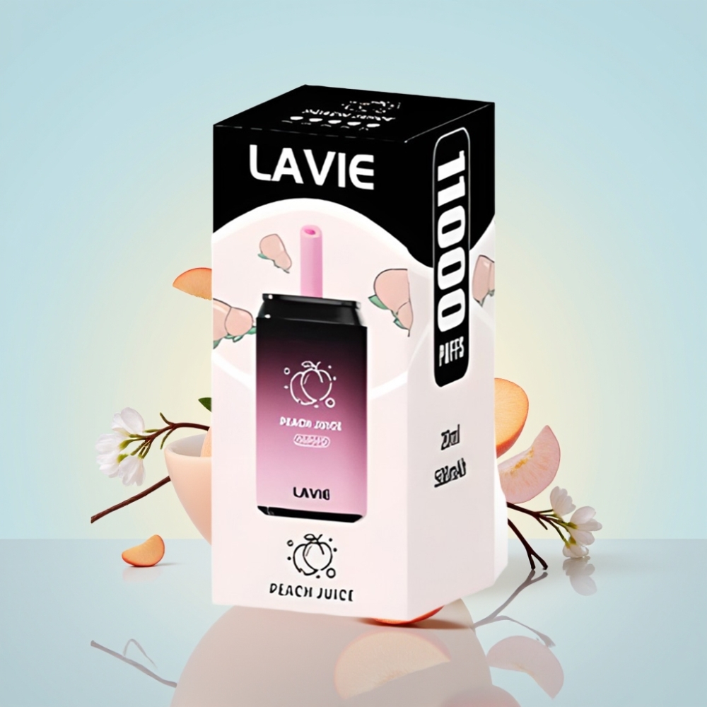 LAVIE Aurora 11000 Pussit Disposable Vape Persikkamehu – 22ML 650mAh Type-C