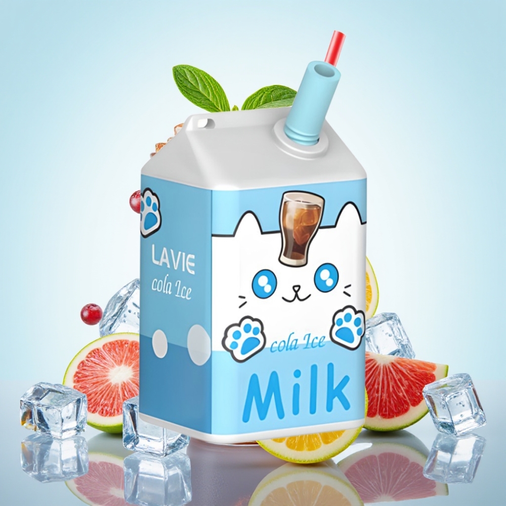 LAVIE Milk 7000 Puffs Disposable Vape Cola-Jää 16ML 600mAh Type-C