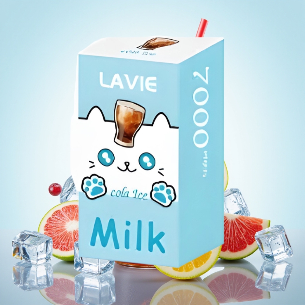 LAVIE Milk 7000 Puffs Disposable Vape Cola-Jää 16ML 600mAh Type-C