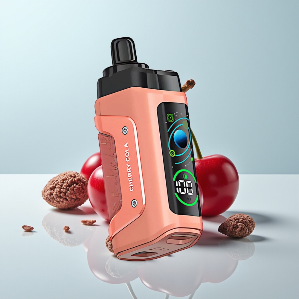 Razz Bar 45000 Puffs Disposable Vape Kirsikkakola – 10 Ohm Mesh 650 mAh Type-C