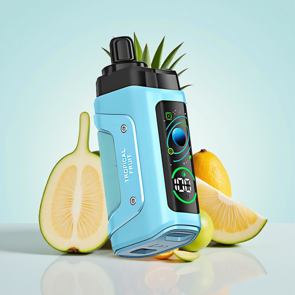 Razz Bar 45000 Puffs Disposable Vape Trooppiset Hedelmät – 10 Ohm Mesh Säädettävä Ilmanvirtaus Type-C