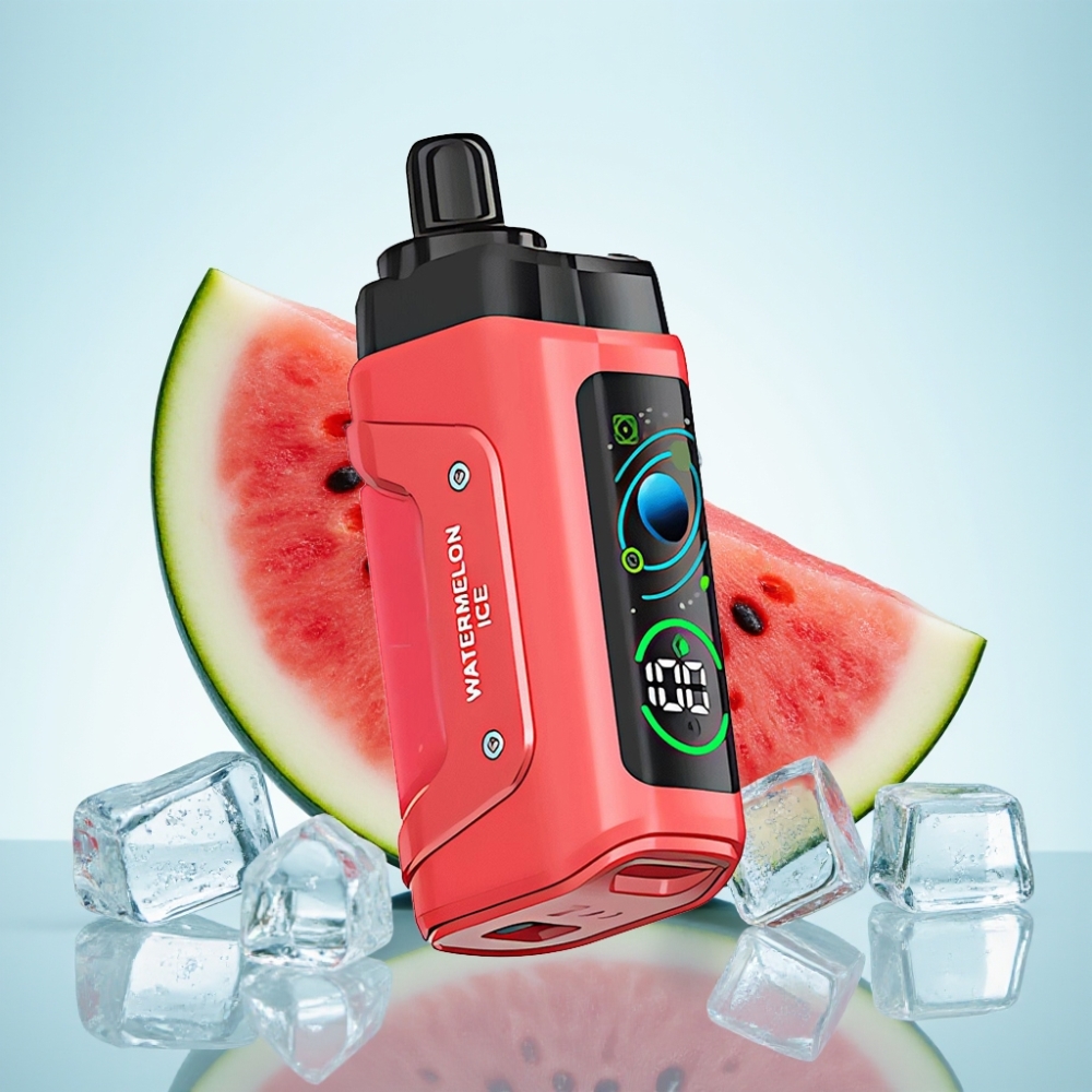 Razz Bar 45000 Puffs Disposable Vape Vesijäämeloni 10 Ohm Mesh Säädettävä Ilmanvirtaus Type-C