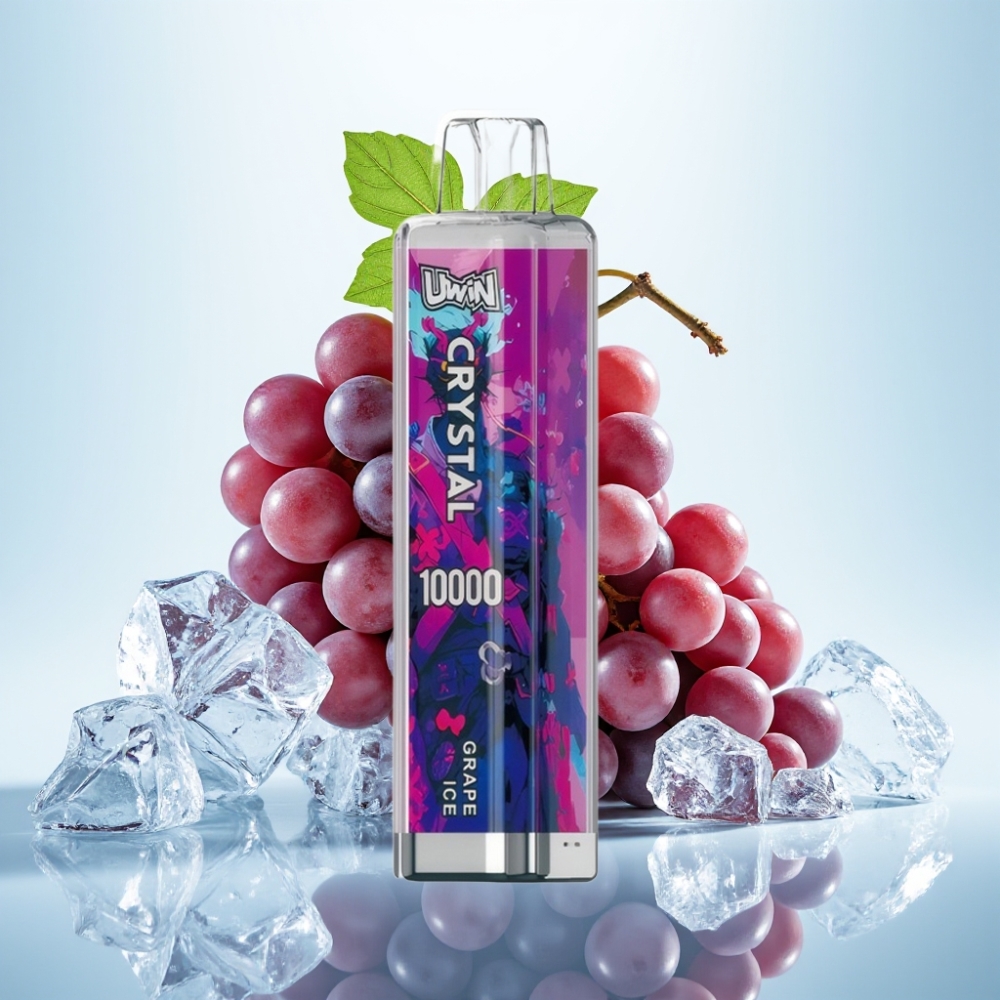 UWIN Crystal 10000 Puffs Disposable Vape Viinijää RGB 18ml/650mAh 08 Ohm