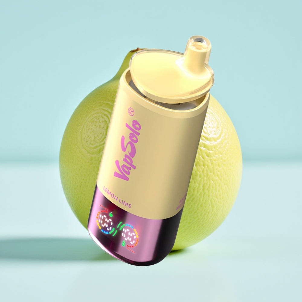 VapSolo Triple 30000 Puffs 40ml Kolme Säiliötä Type-C Sitruuna-Lime
