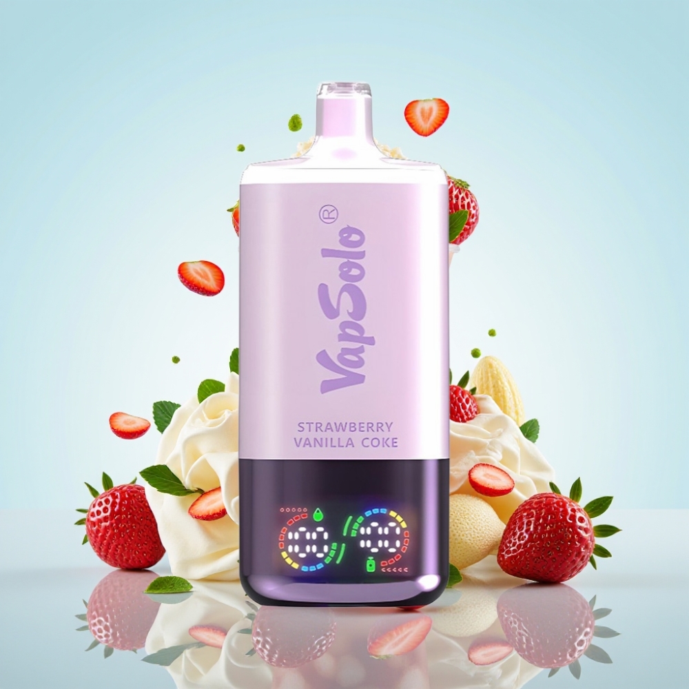 VapSolo Triple 30000 Puffs 40ml Mansikka-Vanilja-Kola