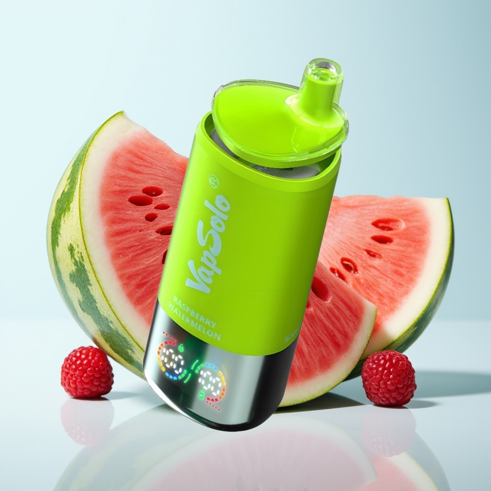 VapSolo Triple 30000 Puffs 40ml Vape Vadelma-Arbuusi (20/50 mg/ml) Type-C