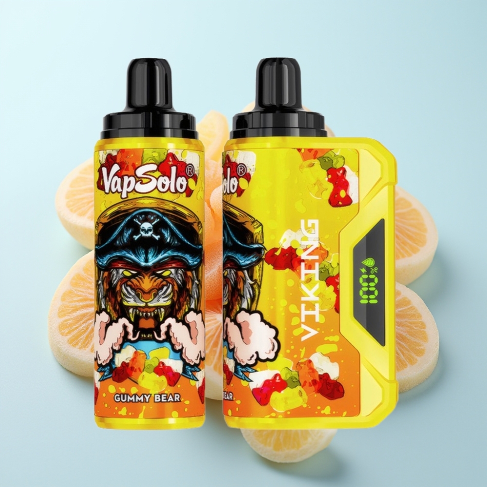 VapSolo VIKING 12000 Puffs Disposable Vape 22ml 20/50 mg/ml Type-C GummiKarhu