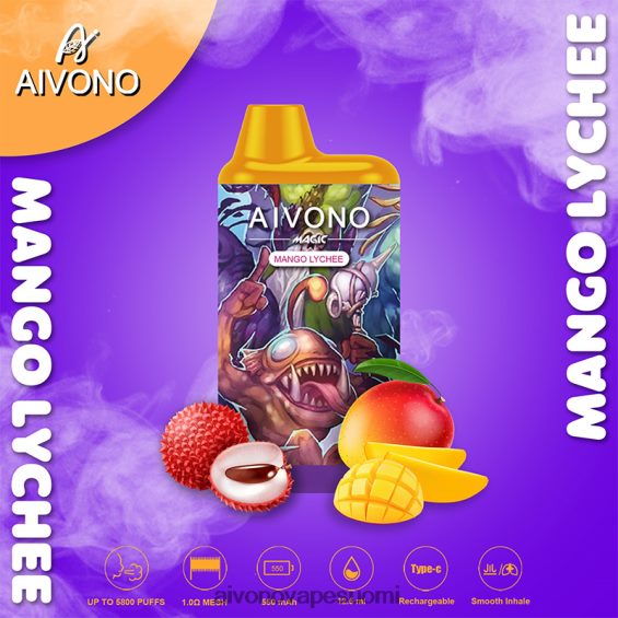 mango litsi Aivono AIM MAGIC 5800 mouth box savuke V6D0ZD98 | Aivono Vape Price