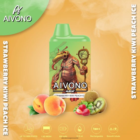 mansikka kiivi persikkajää Aivono AIM MAGIC 5800 mouth box savuke V6D0ZD96 | Aivono Vape Suomi