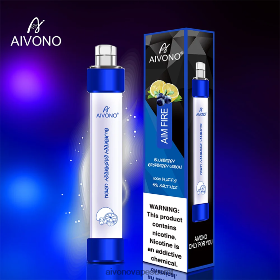 mustikka vadelma sitruuna Aivono AIM FIRE 1000 V6D0ZD327 | Aivono Vape Review