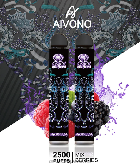sekoita marjoja Aivono AIM SNAKE 2500 V6D0ZD312 | Aivono Vape Review