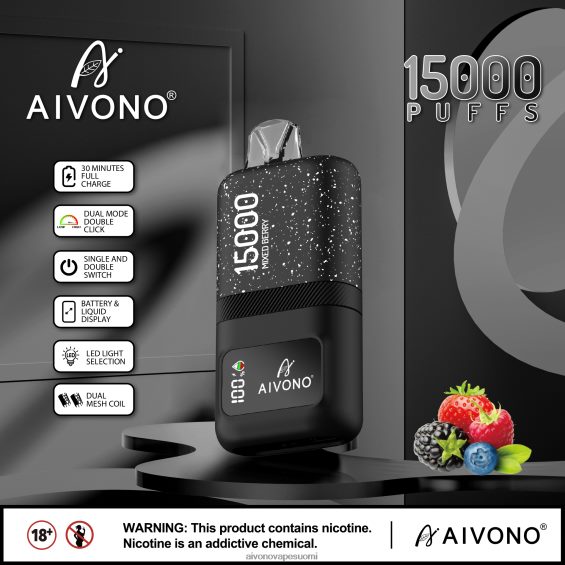 sekoitettu marja Aivono AIM magic 15 000 V6D0ZD67 | Aivono Vape Review