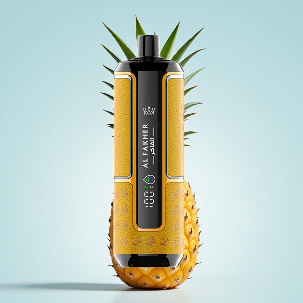 Al Fakher Crown Bar 15K Hypermax 22ml 15 000 Puff DTL 6mg/mg Kertakäyttöinen Vape Kit Mango-Ananas