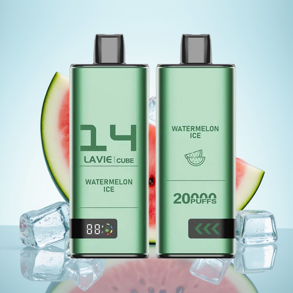 Lavie Cube 20000 Puffs Disposable Vape Vesijääarpianen, 28ML, Type C, 600mAh