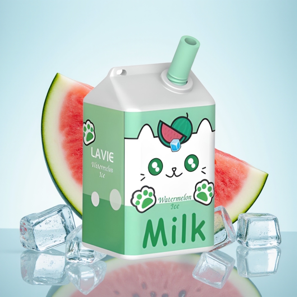 LAVIE Milk 7000 Puffs Kertakäyttöinen Vape Vesimeloni-Jää 16ML 600mAh Type-C